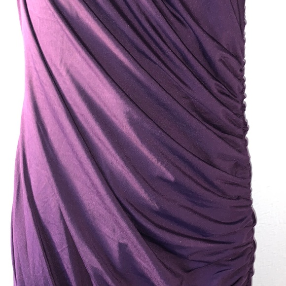 NWT AMELIE BOUTIK ONE SHOULDER RUCHED COCKTAIL DRESS - Picture 9 of 10